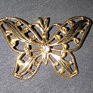 Gold Butterfly pendant